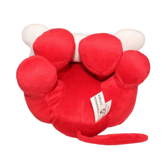 Love Birthday Valentine Sugar Loaf Toys Red Dog I Ruff You Bone Plush Animal NWT - Picture 11 of 11